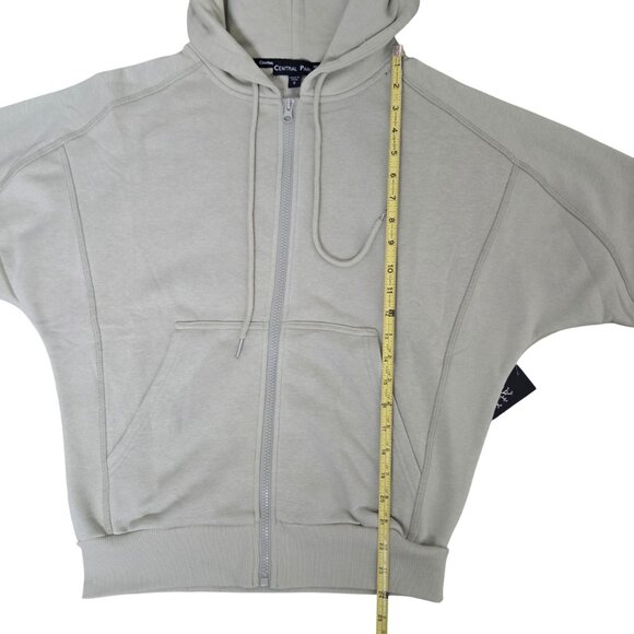Central Park Women Small Light Green Soft Full Zip Hoodie NEW WITH TAGS - Picture 8 of 12